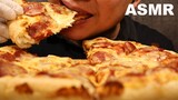 ASMR EATING PEPPERONI PIZZA EXTRA CHEESE FROM PIZZA HUT