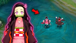 Nezuko in Mobile Legends! MLBB X DEMON SLAYER COLLABORATION