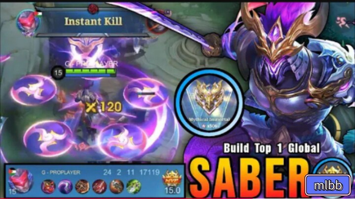 Finally 500+ STARS!! 24 Kills Saber Instant Delete Enemies!!