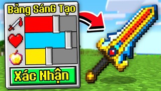 Minecraft nhưng bạn có thể Sáng Tạo Vũ Khí