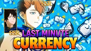 LANGRIS & YUNO TOMORROW! GET SOME *LAST MINUTE CURRENCY* TO GUARANTEE HIM! | Black Clover Mobile