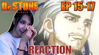 TOP 10 ANIME DAD!! | Dr.STONE Episode 15-17 Reaction Highlights