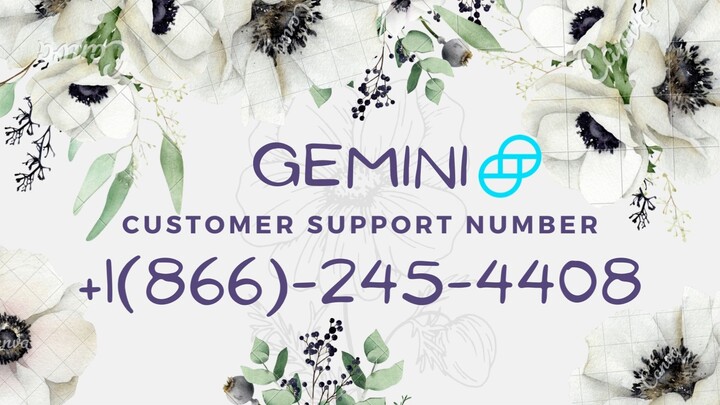Gemini support number💎 +1866-245-4408 Help Desk Phone Number