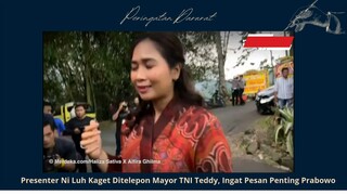 Presenter Ni Luh Kaget Di Telfon Mayor Teddy