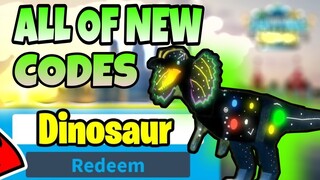 ALL*3* NEW CODES UPDATE IN DINOSAUR SIMULATOR ROBLOX 2021! (DINOSAUR SIMULATOR)