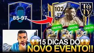 GANHE TUDO ISSO! 😱 15 DICAS PRA VOCÊ MITAR NO TOTY 🔥 - FC MOBILE 2024