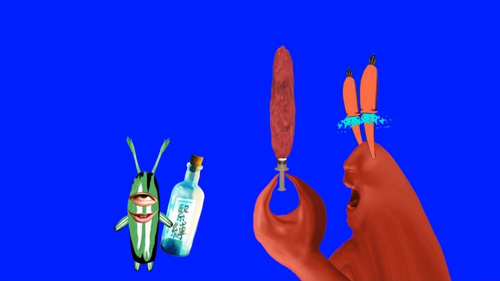 [homo SpongeBob] The painful crab Ajin was asked to eat a snow stick in order to return the secret r