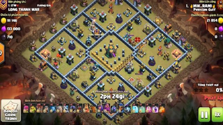 Lượm 3 sao Hall 14 này dễ quá COC #game