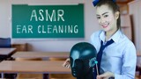 ASMR ไทย แอบปั่นหู ตัดขนหู แคะหู นวดหู ให้เพื่อนในห้องเรียน 👂🏻ASMR Student Ear Cleaning and Masssage