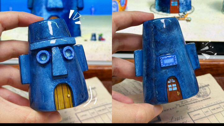 Let’s build Squidward’s house from Bikini Bottom together!