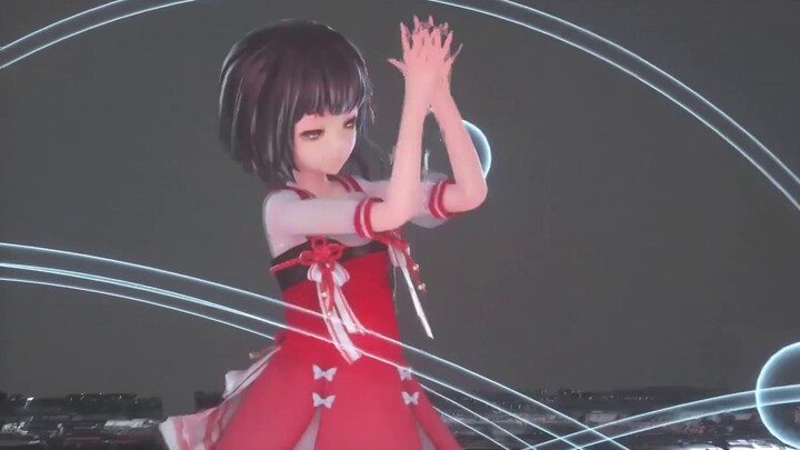 [Render tingkat C4D/CG] Galaksi MMD Lingyuan penuh dengan nuansa teknologi