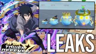 All Star Tower Defense 6 STAR SASUKE LEAKED! | ASTD (Roblox)