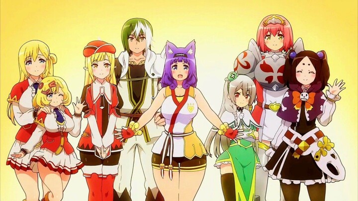 Gangerti lagi liat monster monster anime ini 😂