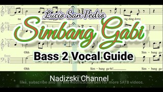 SIMBANG GABI_SATB (Bass 2 Vocal Guide) Lucio San Pedro