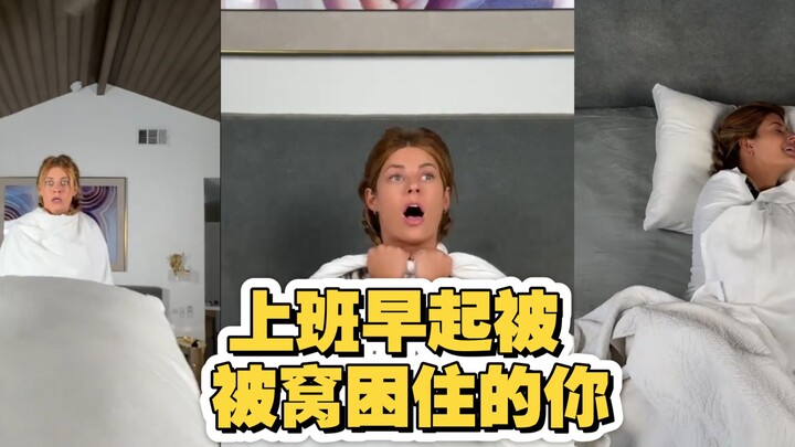 Giống hệt cảnh dân công sở buổi sáng bị chiếc chăn ấm cúng níu kéo, chẳng muốn rời giường.