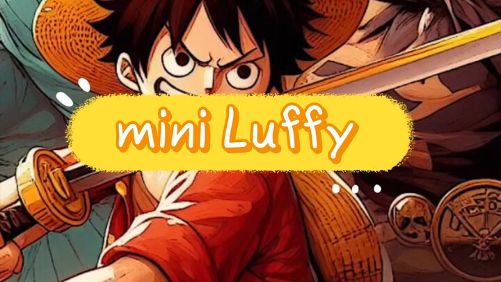 mini Luffy with sword