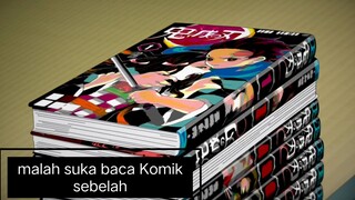 #KompetisiKreasiUnggahan3 , bapak ras Tengu ini suka baca komik sebelah