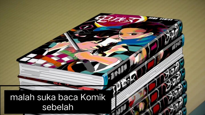 #KompetisiKreasiUnggahan3 , bapak ras Tengu ini suka baca komik sebelah