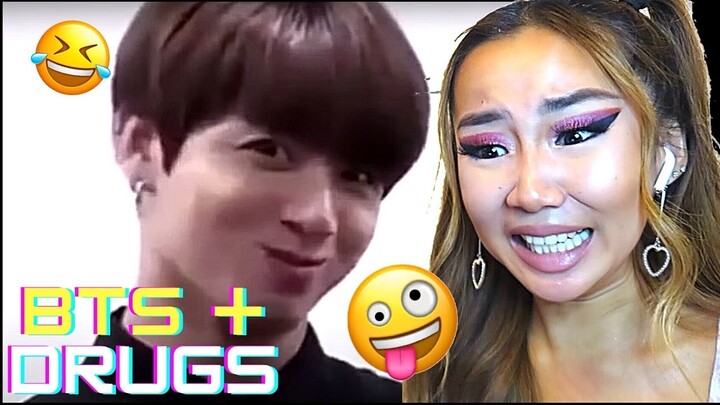 CRACKHEAD ENERGY! 🤪 'BTS + DRUGS = THIS VIDEO' 🤣| REACTION/REVIEW