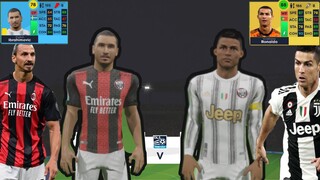 Zlatan Ibrahimovic - Cristiano Ronaldo : Ai xuất sắc hơn trong Dream League Soccer 2021