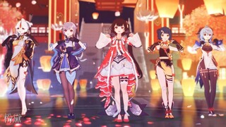 【大喜/MMD】泠鸢yousa带你游览原神璃月港✿【冰糖制作动画】
