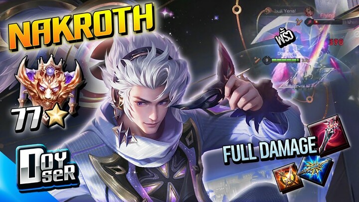 RoV:Nakroth ป่าสายแอ็ค Solo 77 ดาว - Doyser