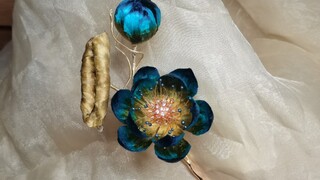 【绒花】千里江山的配色呐～你永远可以相信古人的审美（简洁版）