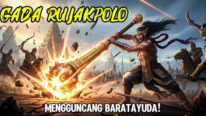 GADA RUJAKPOLO | SENJATA SAKTI BIMA WERKUDARA YANG MENGGUNCANG PERANG BARATAYUDA