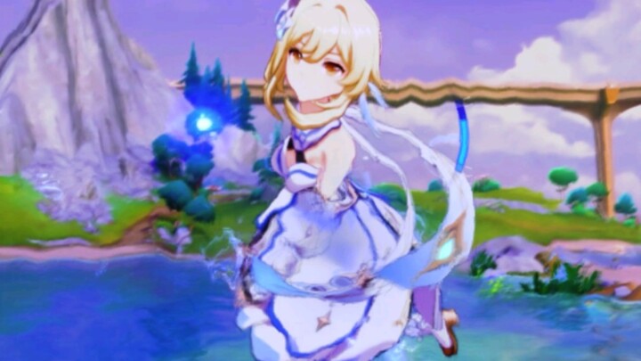 荧妹 pulling off this diving move looks absolutely stunning!