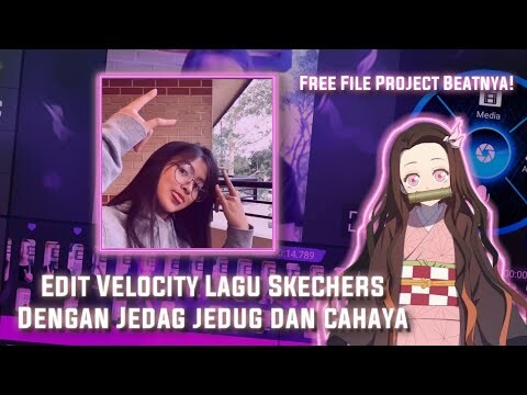 Cara Edit Velocity Skechers Dengan Efek Cahaya dan Jedag Jedugnya di Kinemaster - Tutorial #11