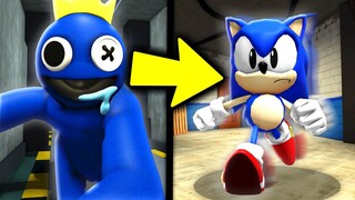 O BLUE VIROU O SONIC E TODOS OS MONSTRO DO RAINBOW FRIENDS TAMBÉM SE TRANSFORMARAM EM TAILS E JET