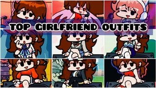 TOP Girlfriend Outfits | Girlfriend FNF Friday Night Funkin' | GF Costumes