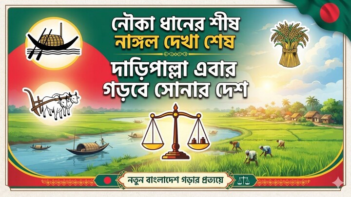 নৌকা ধানের শীষ