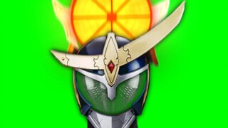 Follow-up to the fifth episode: Gaim's green screen transformation material