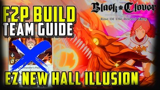 [F2P] Best Hateful Fana Build Destroying NEW Hall Illusion - Black Clover M
