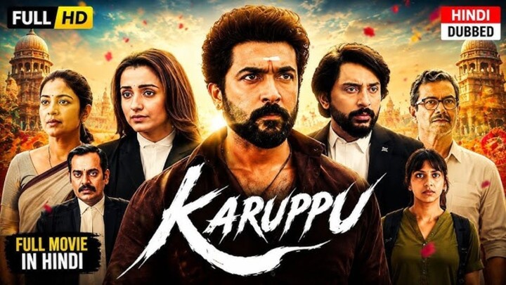 Karuppu (2026) ORG Hindi Dubbed Movie | Suriya | Trisha Krishnan | Prakash Raj ||