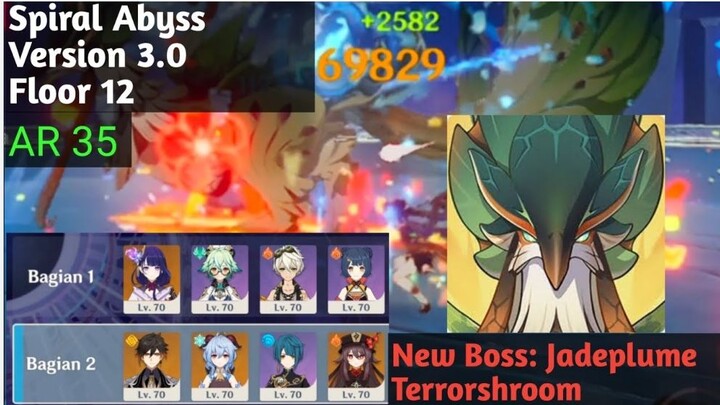 Spiral Abyss Version 3.0 Floor 12 AR 35