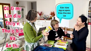 Về nhà là Mai vào bếp nấu mời đại gia đình, cô chồng và mẹ 2 muốn thử vị thuốc bắc, Mai le