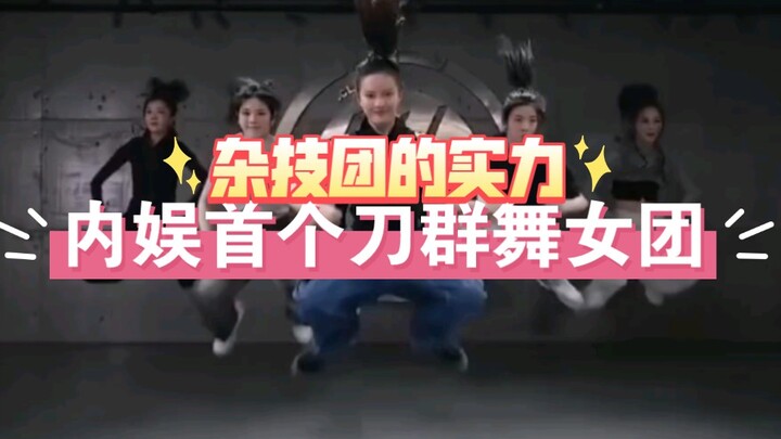 【染色体女练习生】内娱有救了！首个刀群舞女团，杂技团的实力