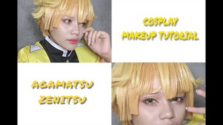 AGAMATSU ZENITSU FROM KEMITSU NO YAIBA COSPLAY MAKEUP TUTORIAL