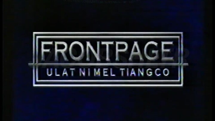 FRONTPAGE Ulat ni Mel Tiangco (January 28, 2002)