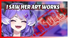 This Artist Got Spotlighted on Stream by Selen for Her NSFW Art [Nijisanji EN Vtuber Clip]