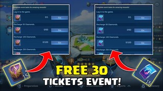 CLAIM FREE 30X TICKETS (STAR WARS & BOUNTY HUNTER) EVENT IN MOBILE LEGENDS