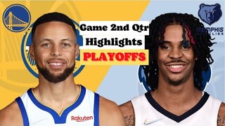 Golden State Warriors vs. Memphis Grizzlies Full Highlights 2nd QTR Game 1 | May 1 | 2022 NBA Season