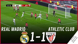 Real Madrid vs Athletic Bilbao [1-1] MATCH HIGHLIGHTS | Video Game Simulation & Recreation