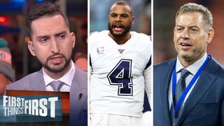 FIRST THINGS FIRST| "Cowboy can't win the Super Bowl this season without Dak Prescott" - Nick Wright