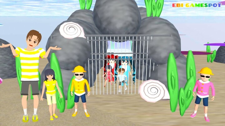 Mio Bawa Mia Yuto Bayi Nana Bayi Nini Ke Pantai - Yuta Kehilangan Adiknya | Sakura School Simulator