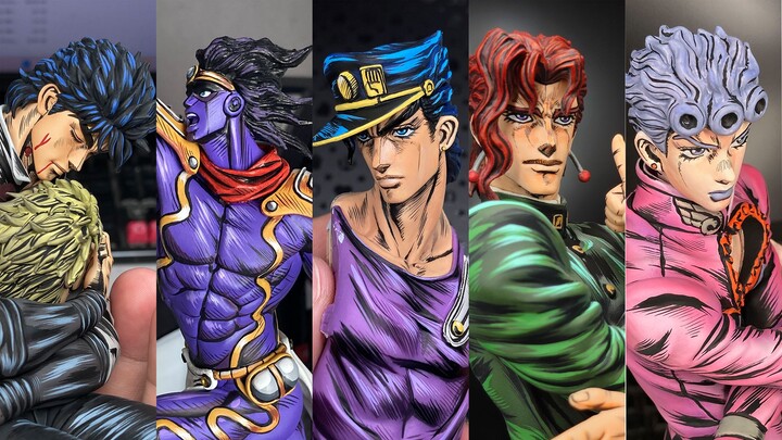 สรุปการลงสีใหม่ของ JOJO ล่าสุด - ฟิกเกอร์ JOJO ที่มีลายเส้น Araki