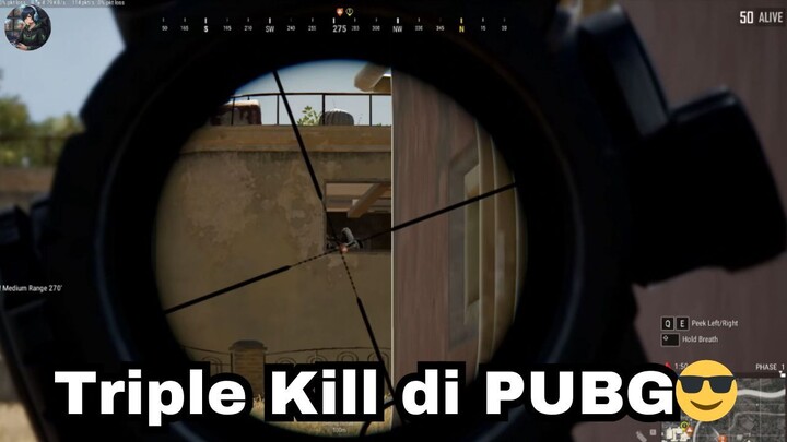 Akhirnya Ngerasain Triple Kill di PUBG 😎