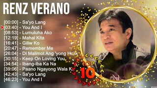 Renz Verano Greatest Hits ~ Best Songs Tagalog Love Songs 80's 90's Nonstop